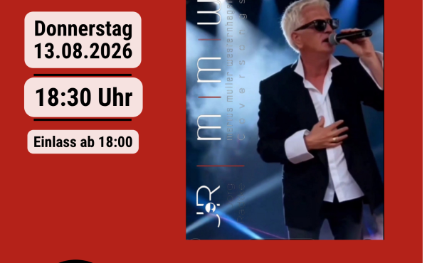 Treppenkonzert mit Jörg Radtke - Marius Müller Westernhagen u. v. m. - in Grevesmühlen