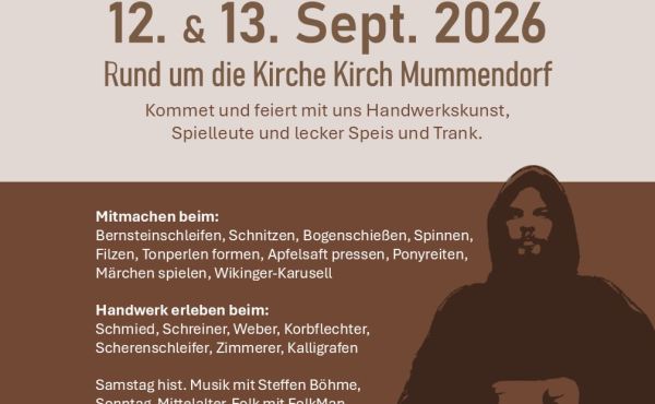 Mittelalterfest - 1000 Jahre Standort Kirche Mummendorf