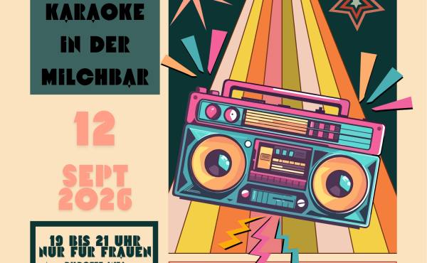 Disco in der Milchbar mit Karaoke und "Frauenkrams"